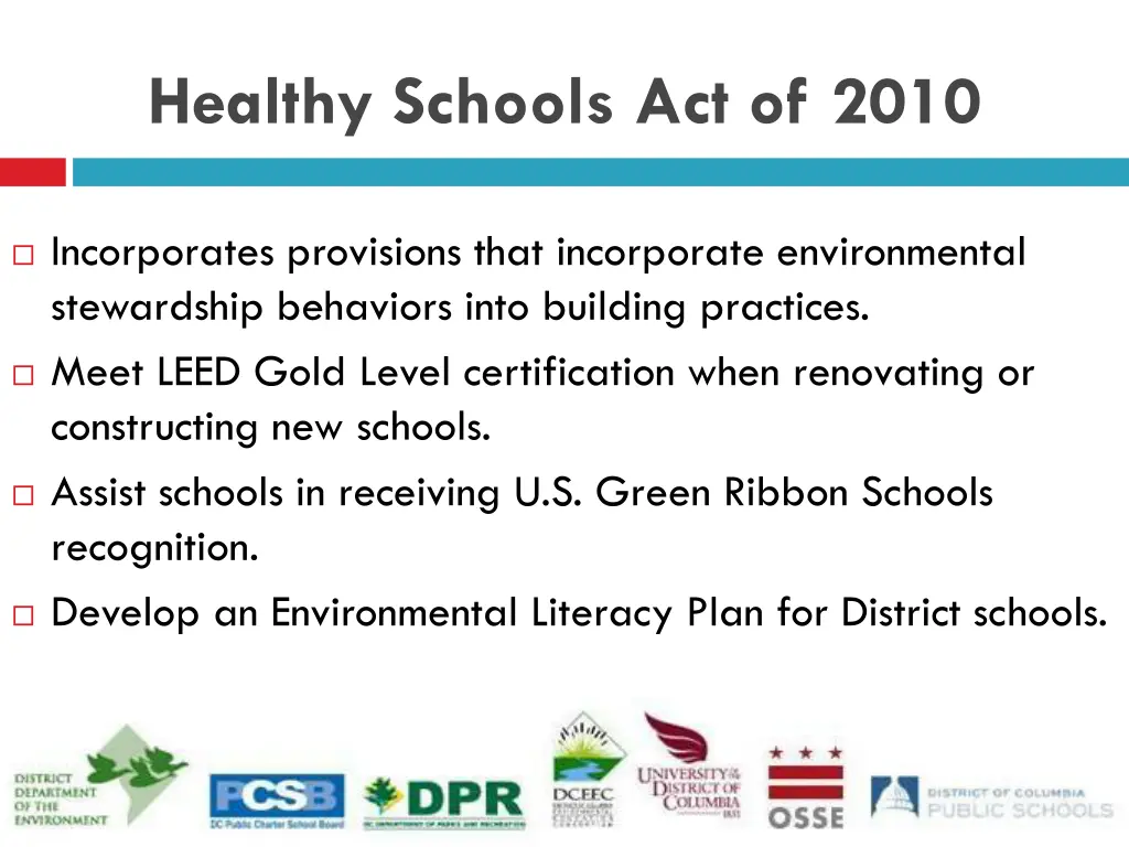 healthy schools act of 2010 1
