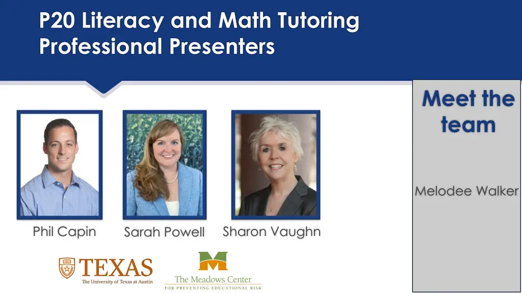 p20 literacy and math tutoring professional