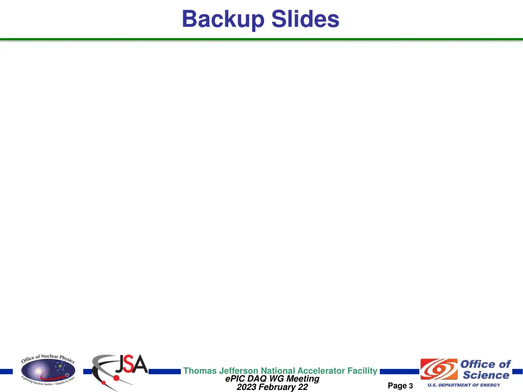 backup slides