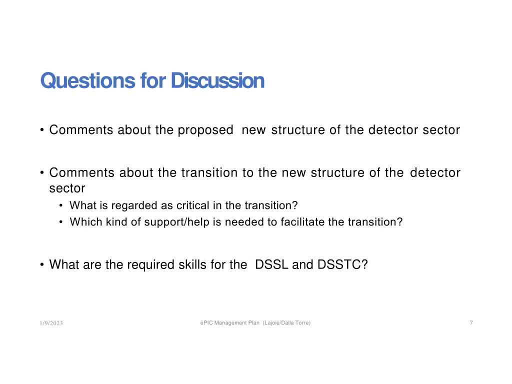 questions fordiscussion