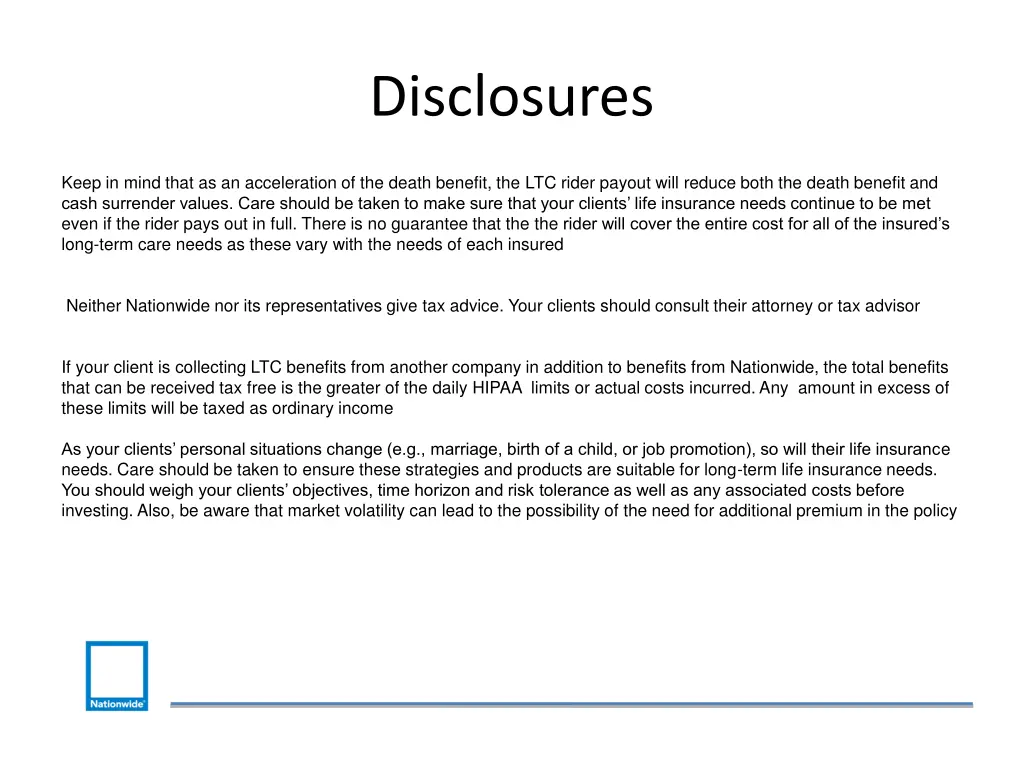 disclosures