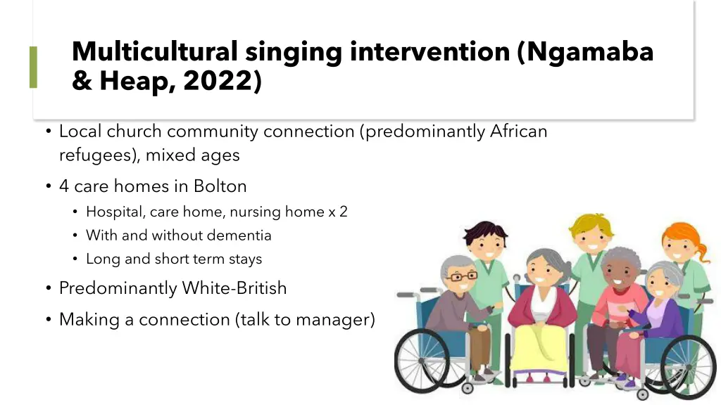 multicultural singing intervention ngamaba heap