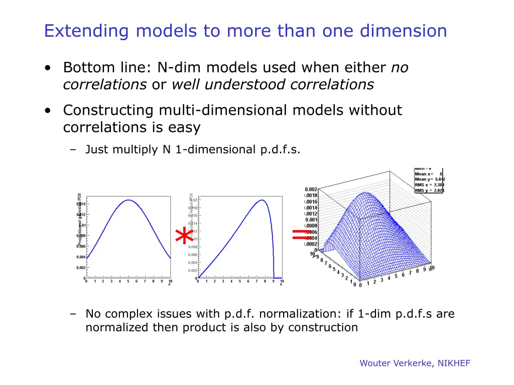 extending models to more than one dimension 1