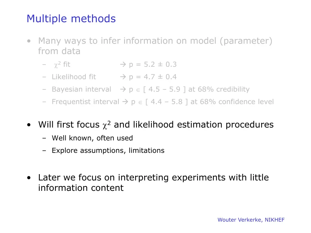 multiple methods 1