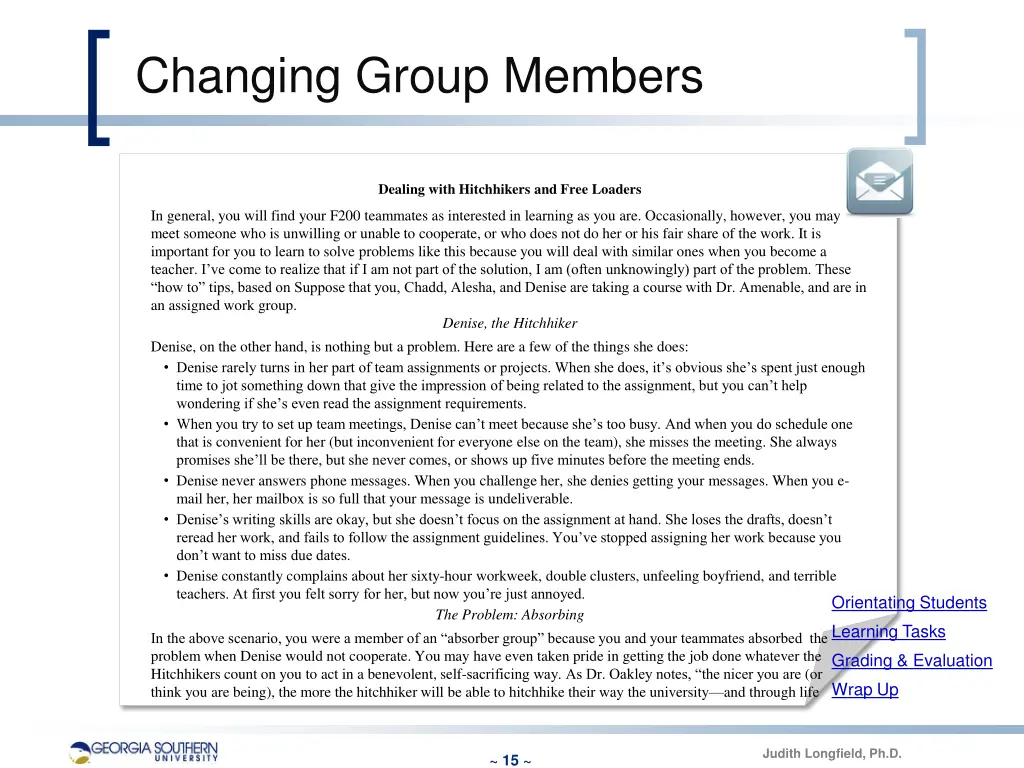 changing group members 1