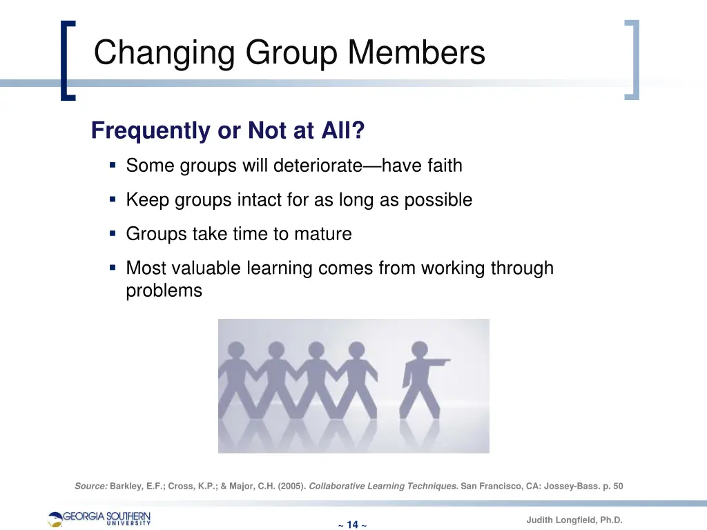 changing group members
