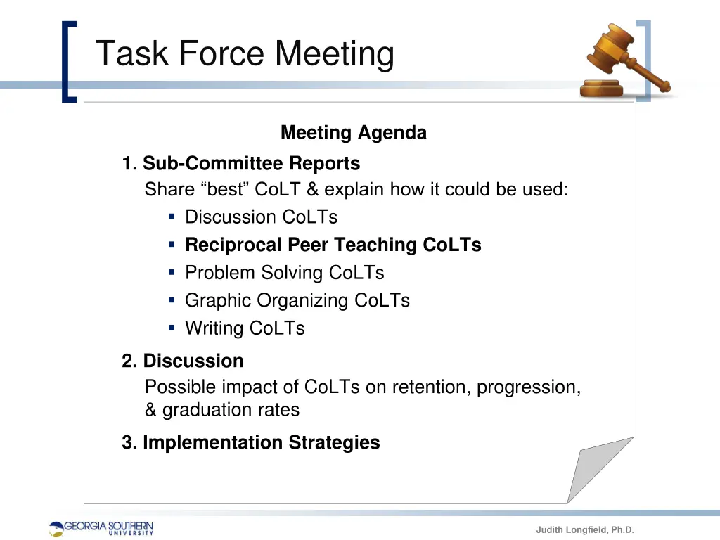 task force meeting