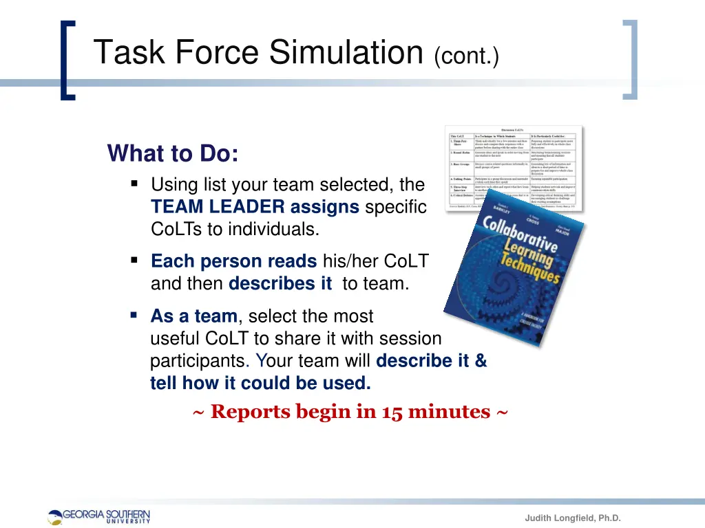 task force simulation cont