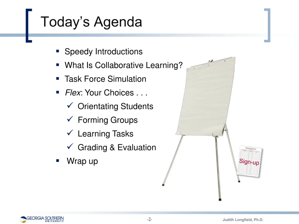 today s agenda