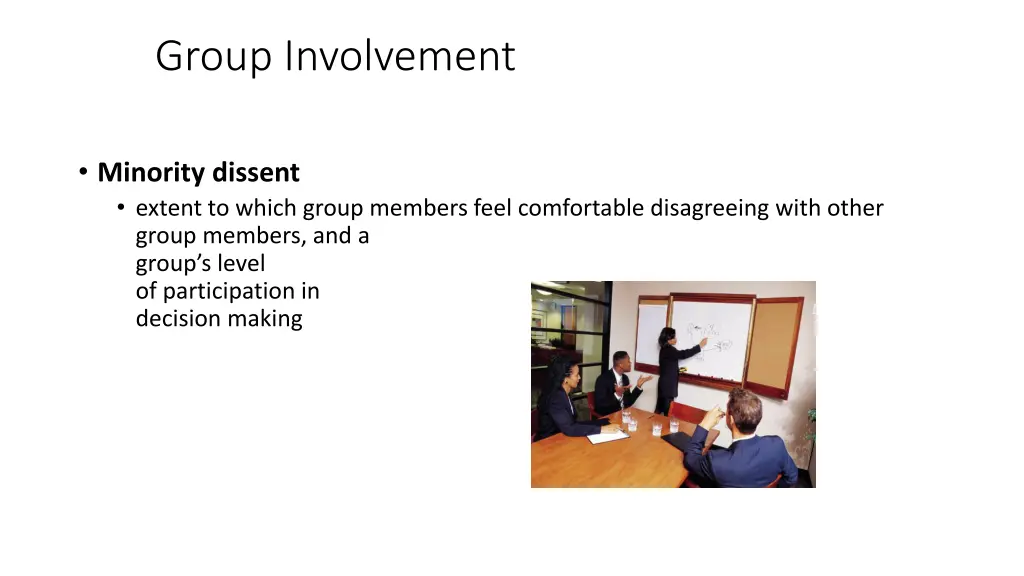 group involvement