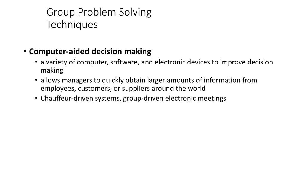 group problem solving techniques 2