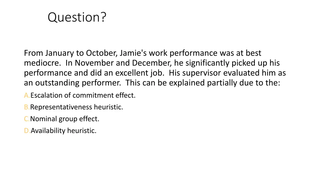 question