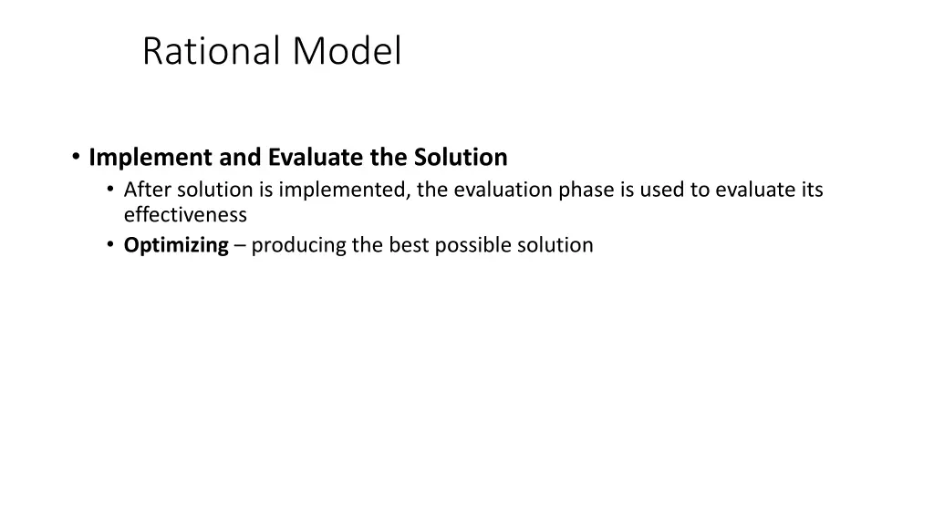 rational model 1
