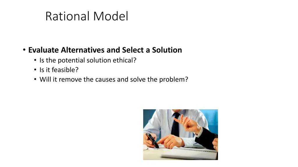 rational model