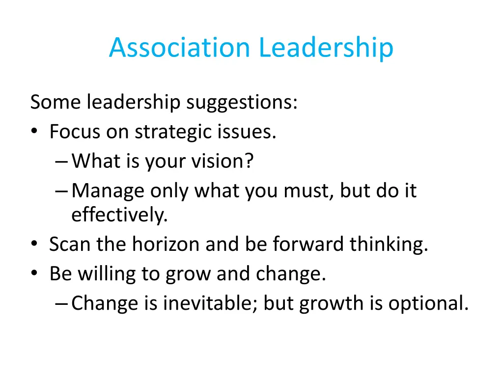 association leadership 4