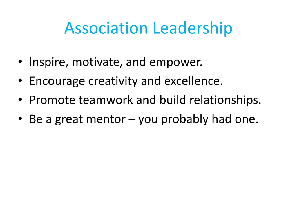 association leadership 5