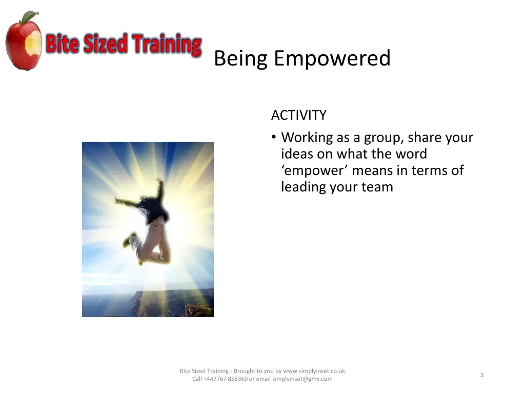 being empowered