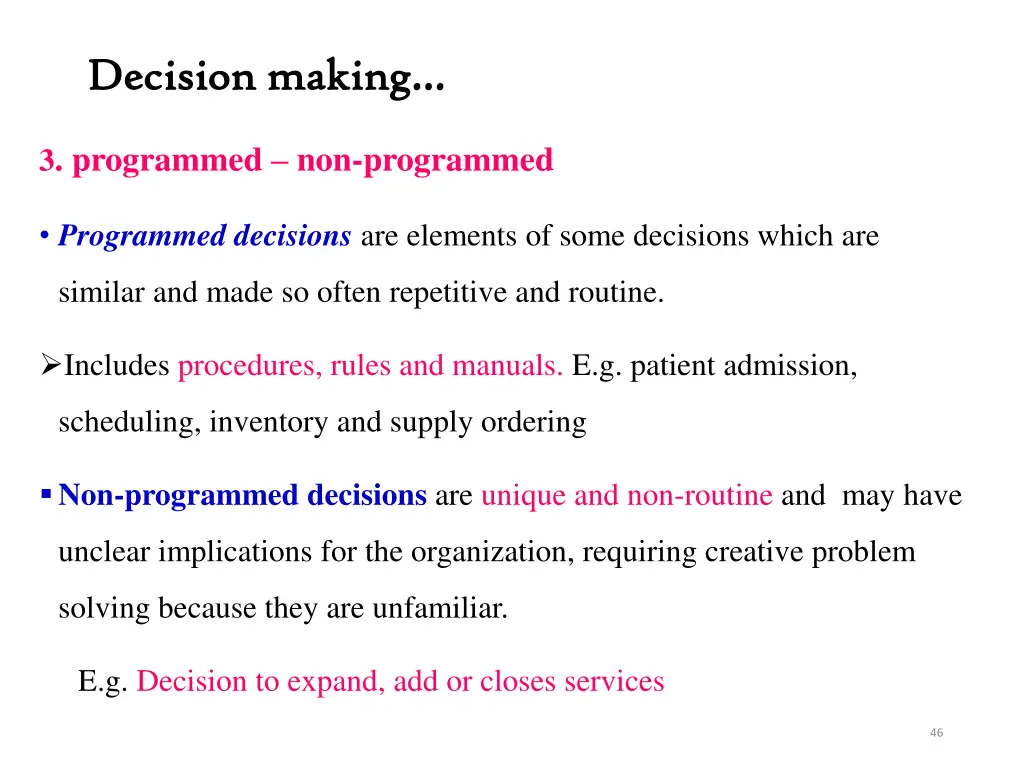 decision making decision making 2