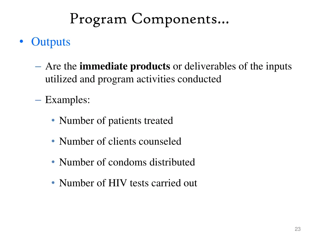 program components 2