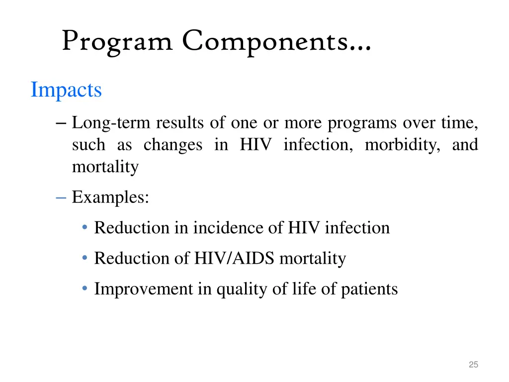 program components 4