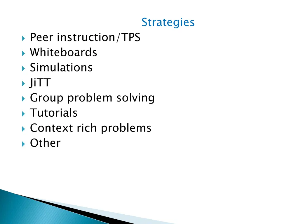 strategies