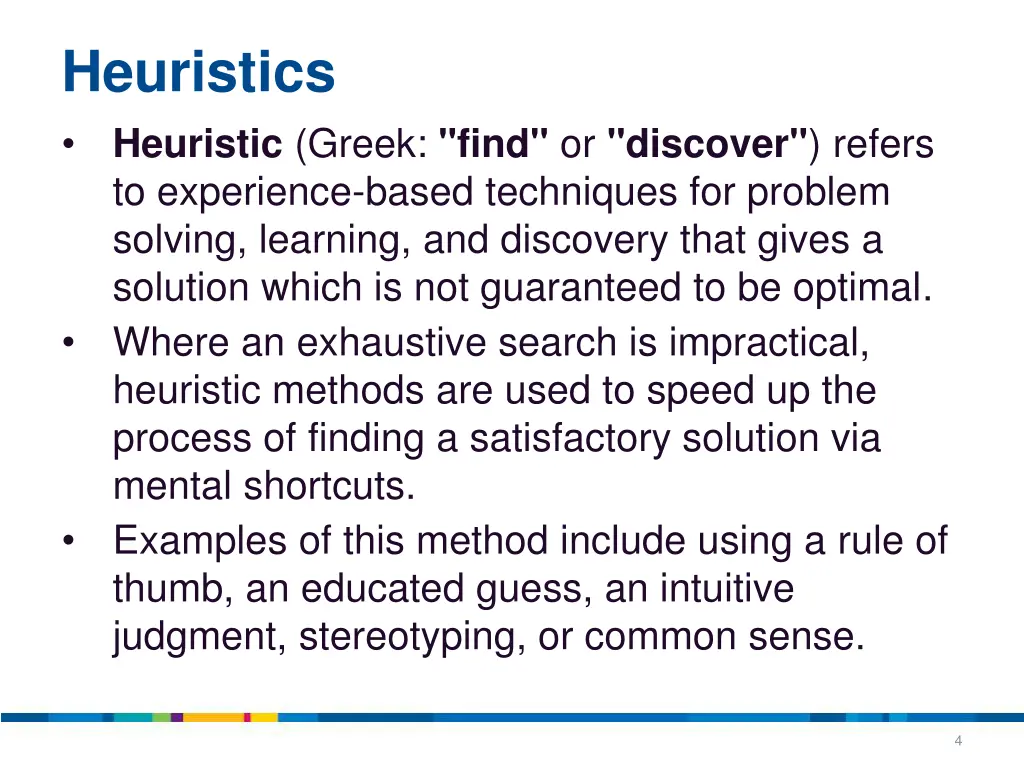 heuristics heuristic greek find or discover