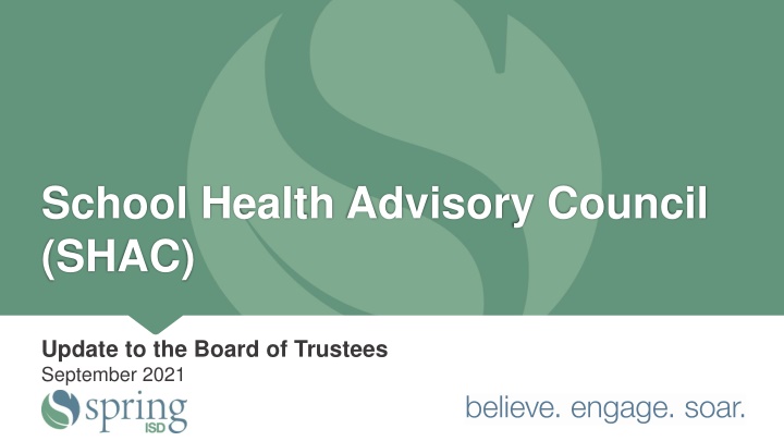 school health advisory council shac