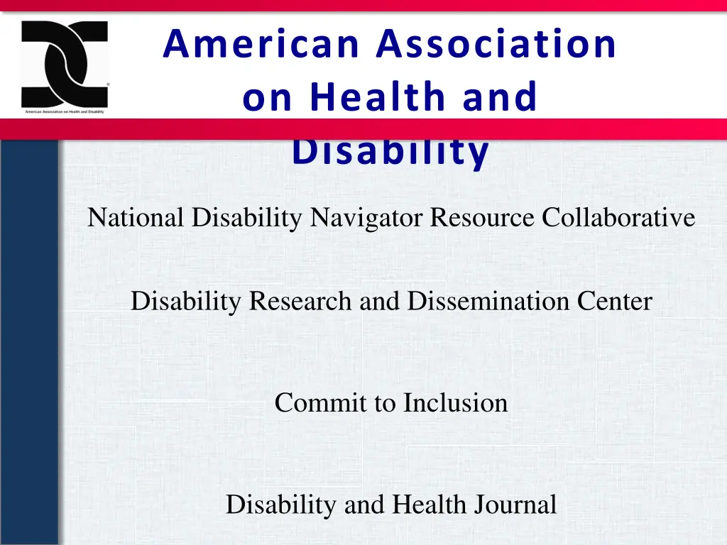 american association on health and disability 2