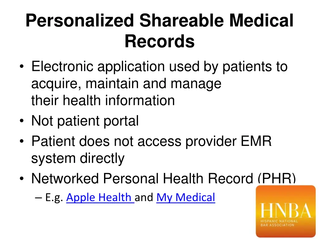 personalized shareable medical records electronic