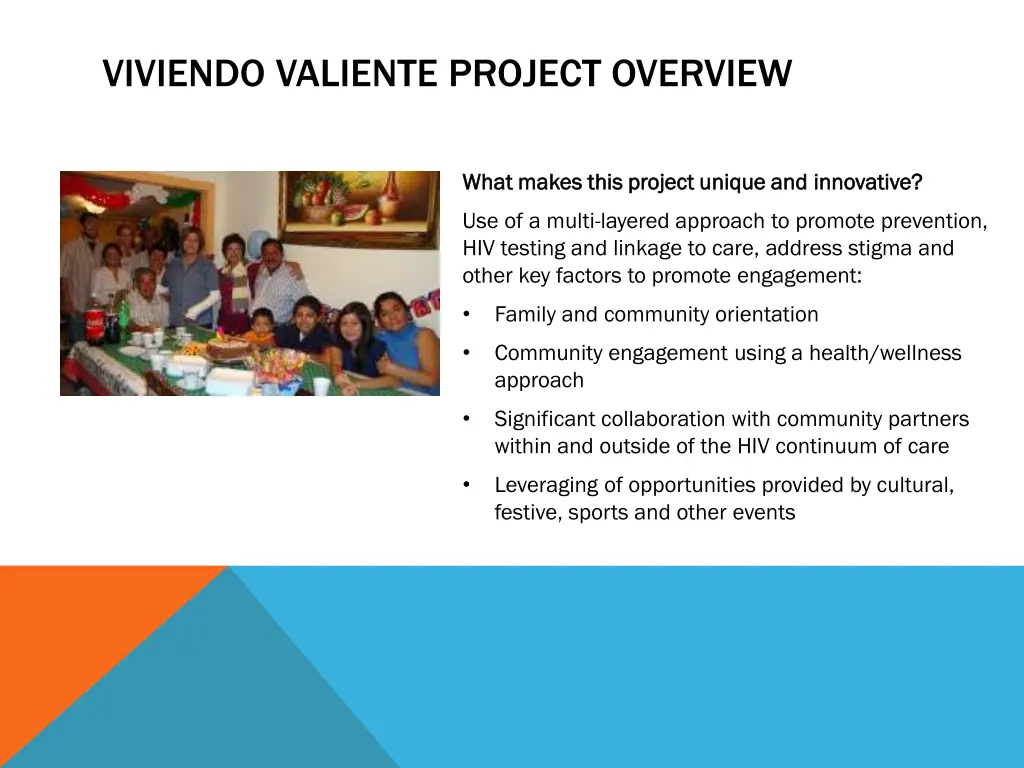 viviendo valiente project overview 1
