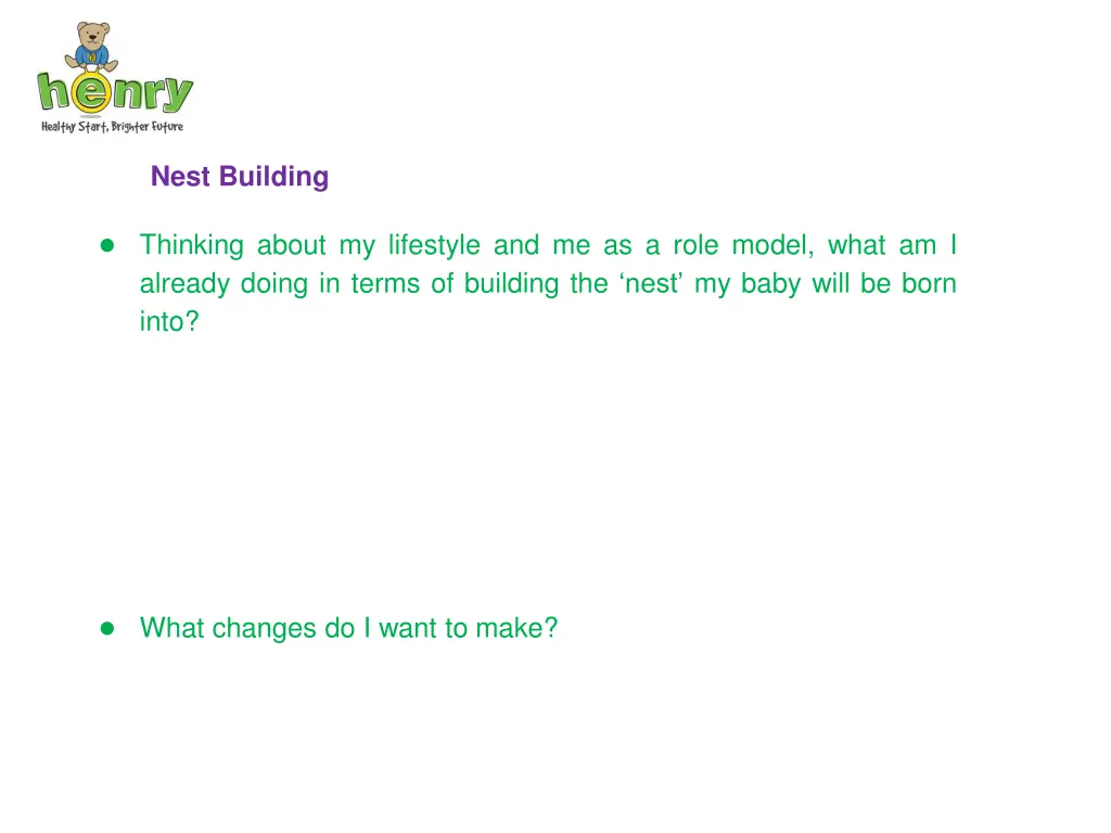 nest building