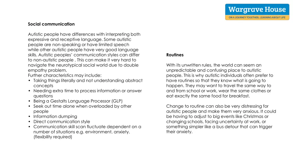social communication