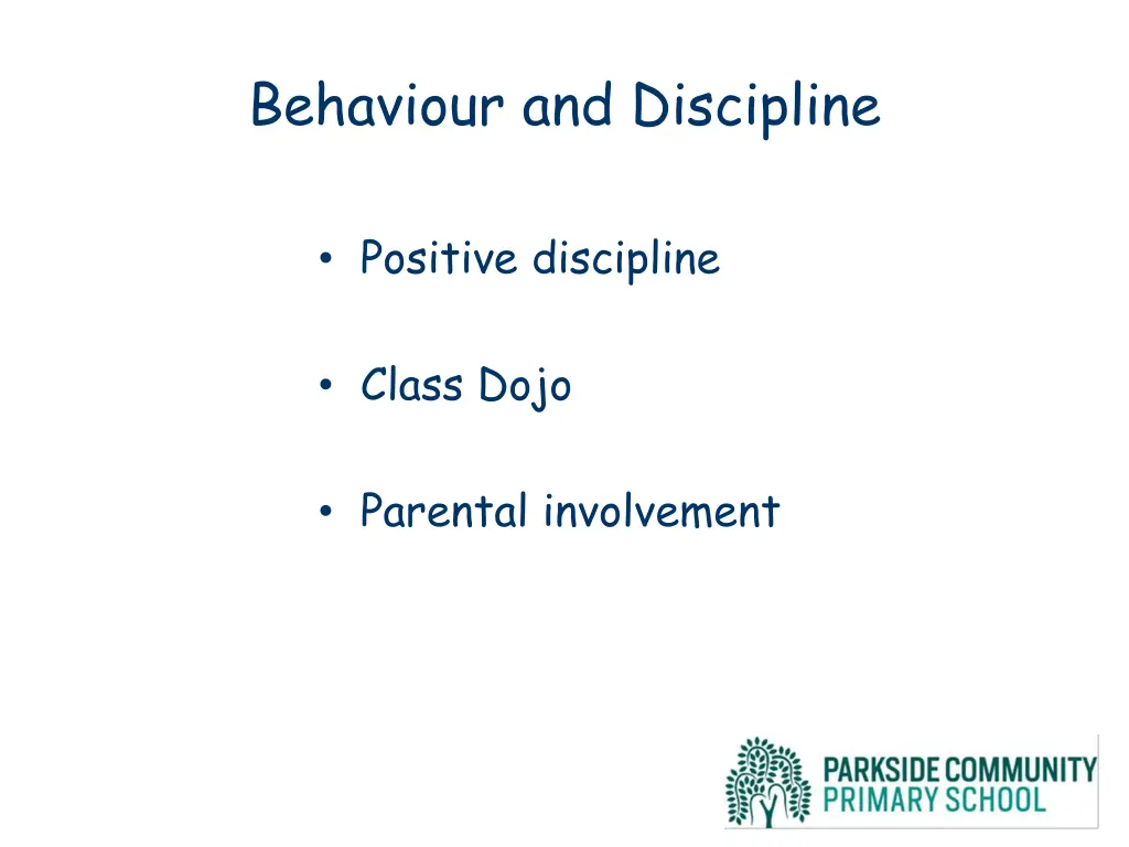 behaviour and discipline