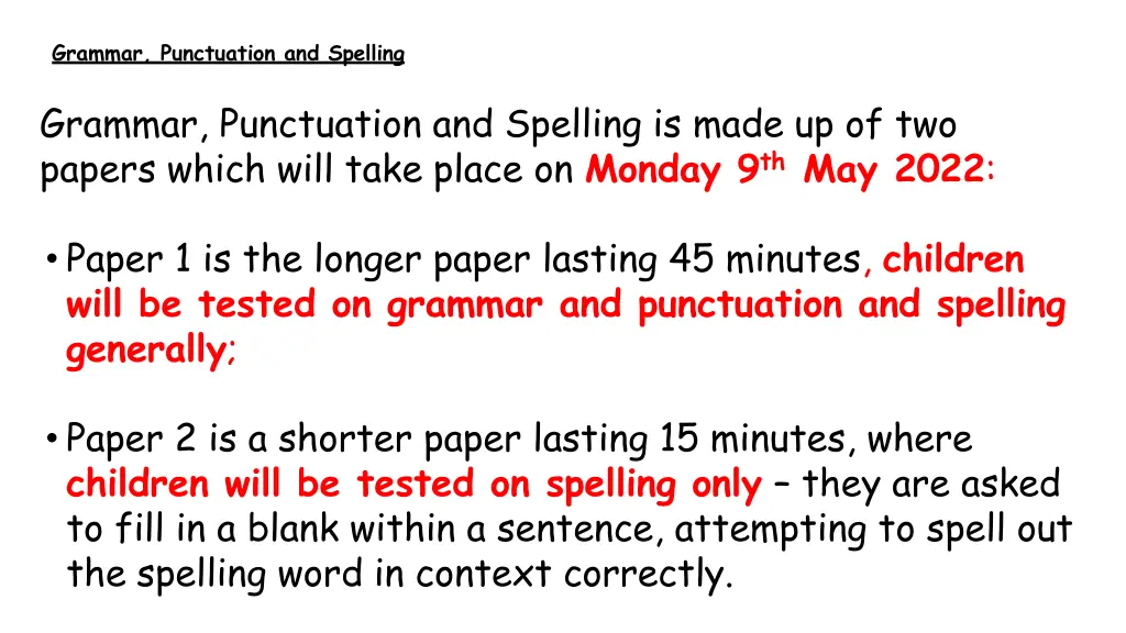 grammar punctuation and spelling