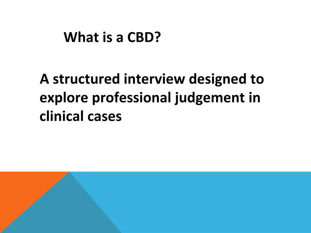 what is a cbd