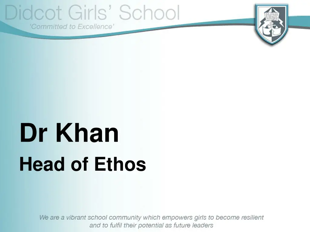 dr khan head of ethos