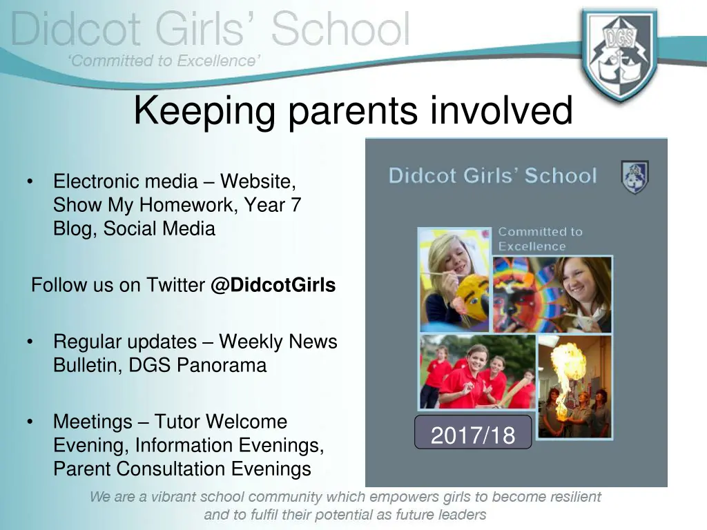 keeping parents involved