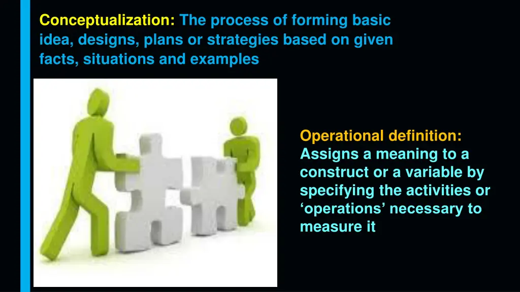 conceptualization the process of forming basic