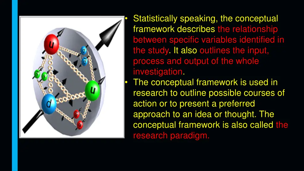 statistically speaking the conceptual framework
