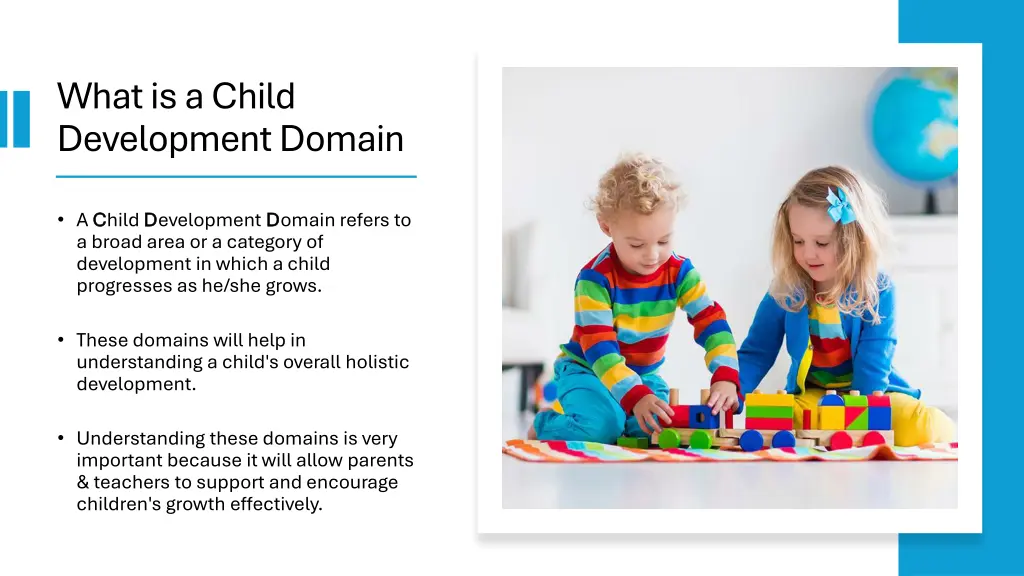 what is a child development domain