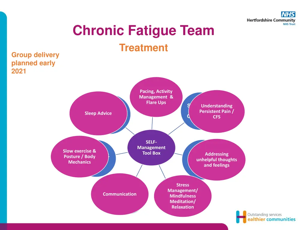 chronic fatigue team treatment