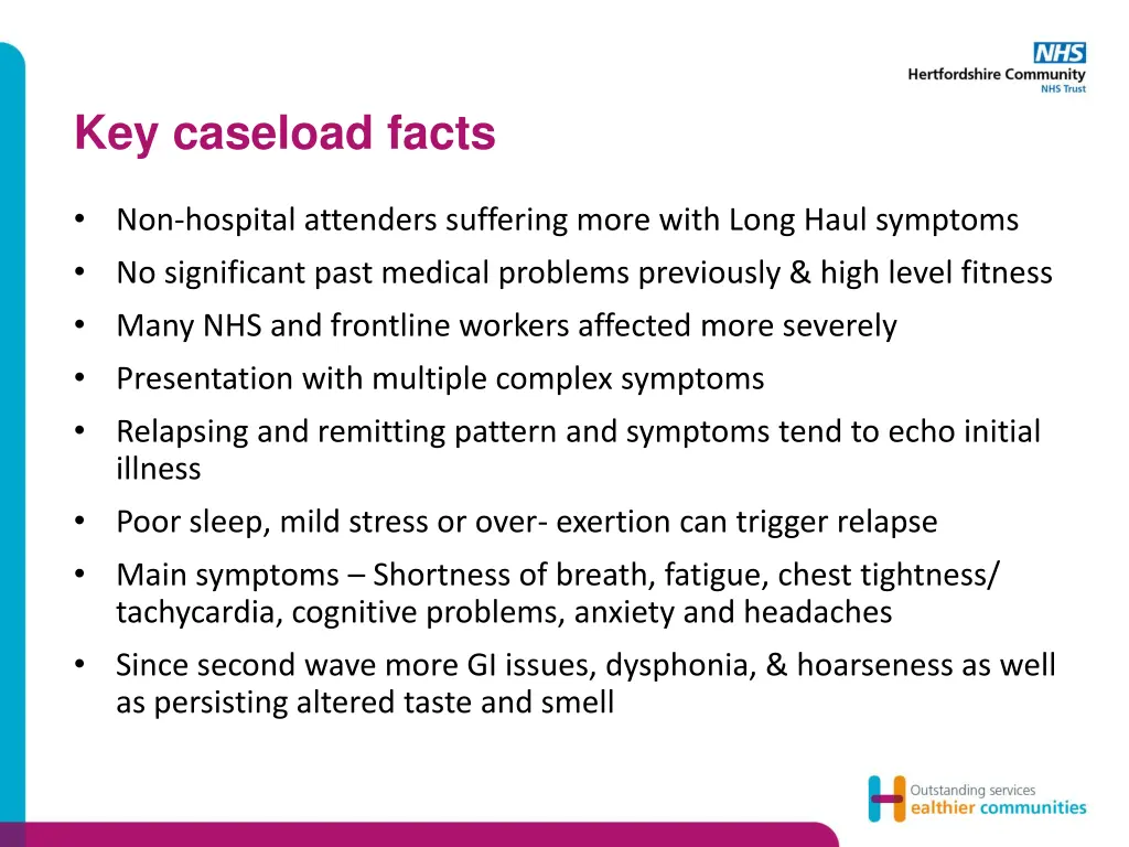 key caseload facts