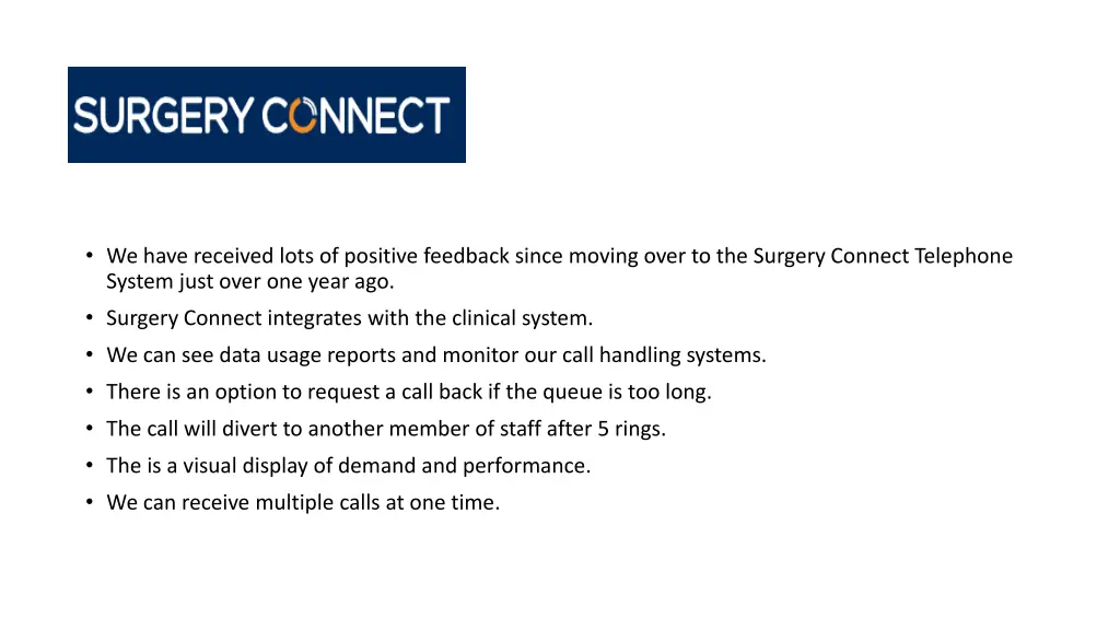surgery connect