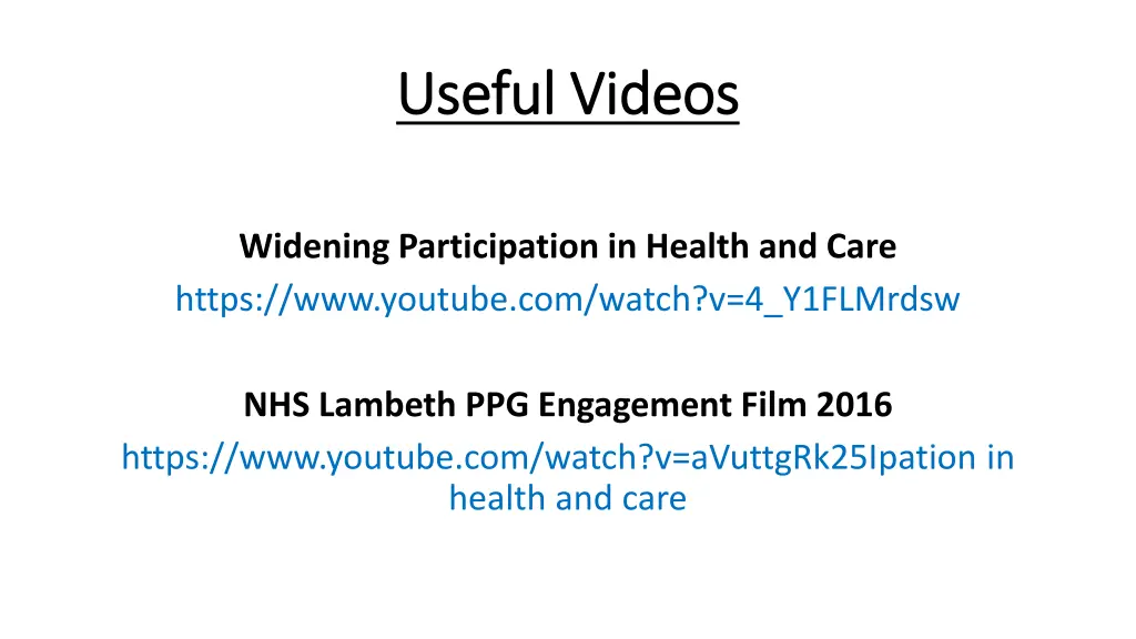 useful videos useful videos