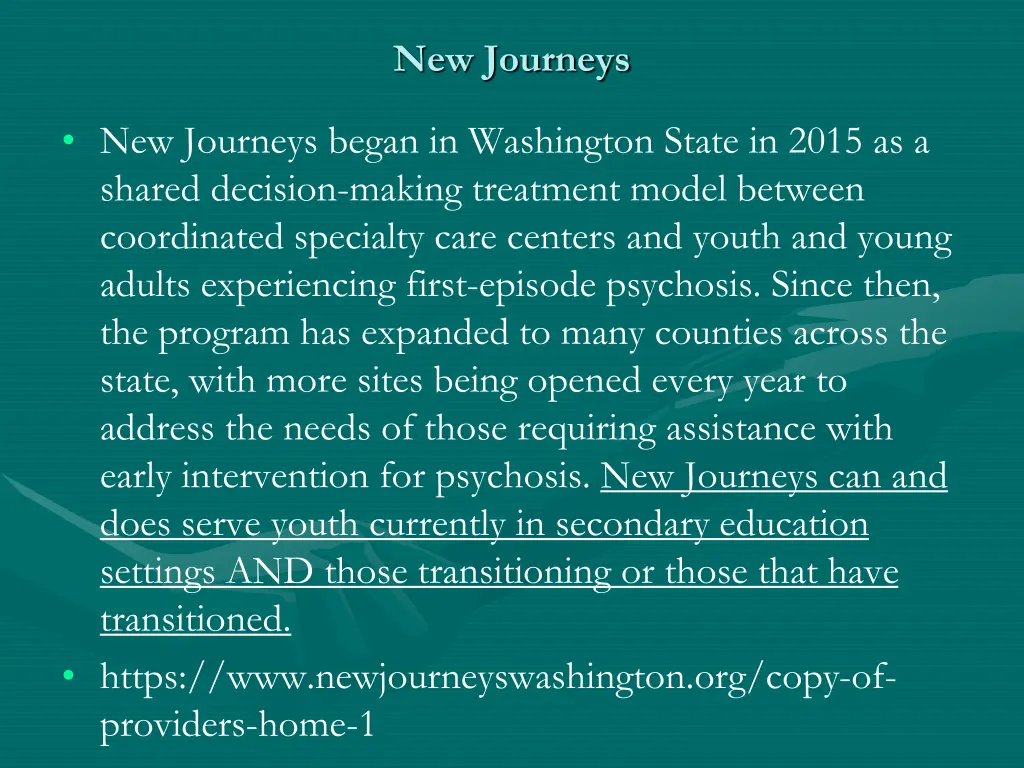 new journeys