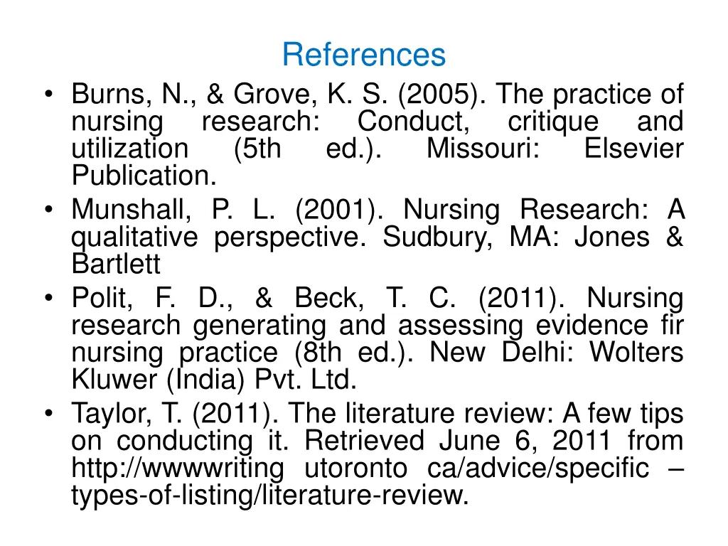 references