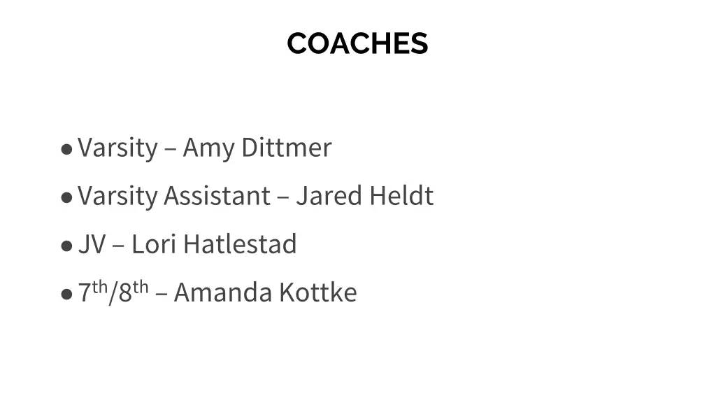 coaches