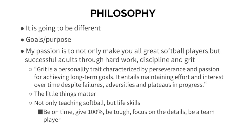philosophy
