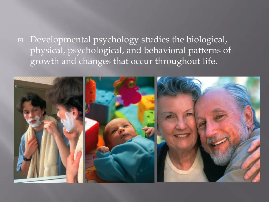 developmental psychology studies the biological