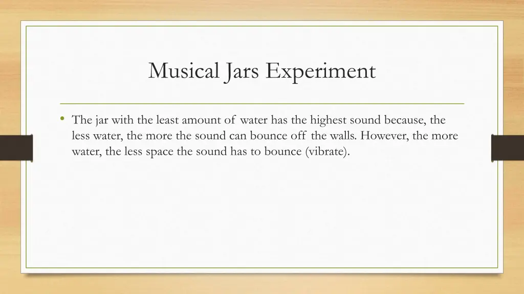 musical jars experiment